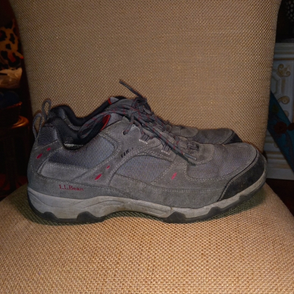 LL Bean Grey Low TEK 2.5 Hiking Boots Men's 13 Wide